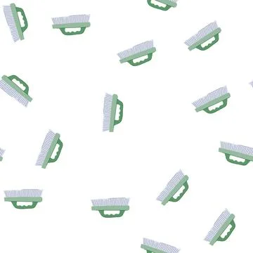 Pattern tool wire brush cartoon vector Stock Illustration