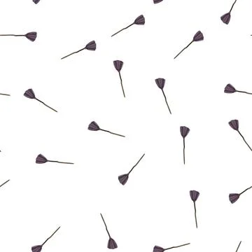 Pattern tool witch broom cartoon vector Stock Illustration