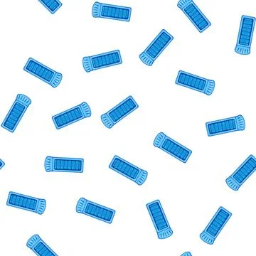 Pattern top inflatable mattress pool cartoon vector イラスト素材