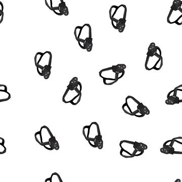 Pattern torch headlamp flashlight cartoon vector 스톡 일러스트