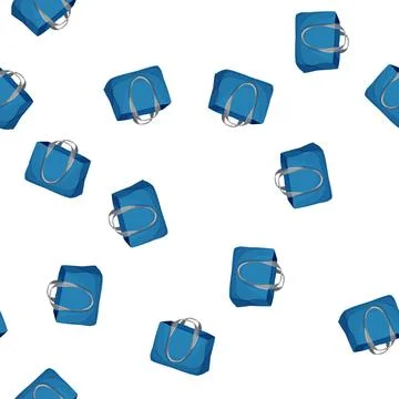 Pattern tote beach bag cartoon vector Illustrazione stock