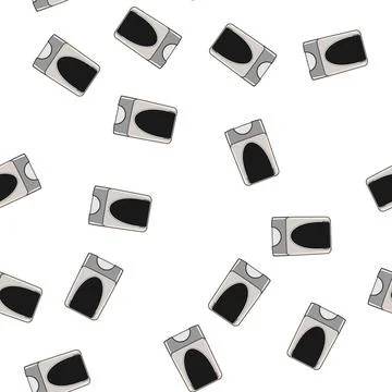 Pattern touchless wall soap dispenser cartoon vector イラスト素材