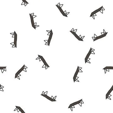 Pattern tourist cot camp cartoon vector Stockillustratie