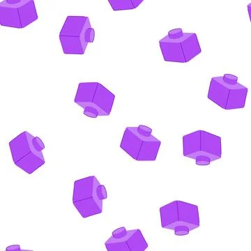 Pattern toy building blocks cartoon vector Stock Illustration