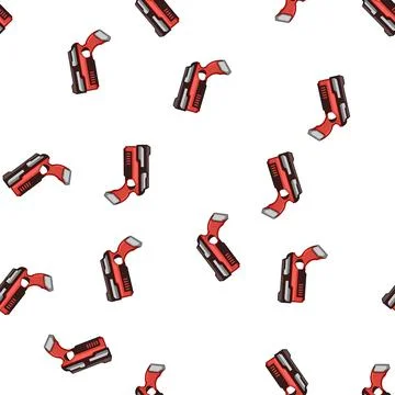 Pattern Toy foam dart blaster gun children playing item Illustrazione stock
