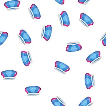 Pattern toy inflatable swimming pool cartoon vector Stockillustratie