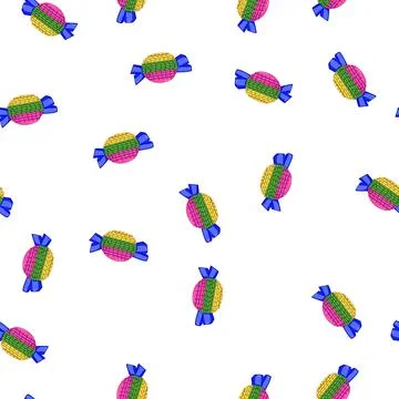 Pattern toy pinata cartoon vector 스톡 일러스트