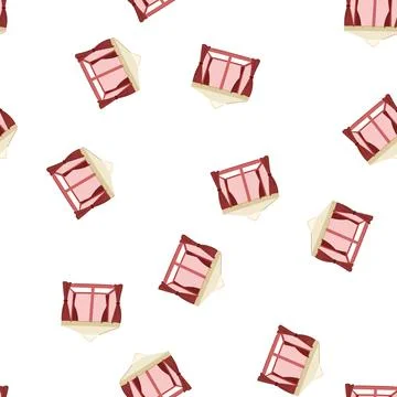 Pattern trade tent garden cartoon vector イラスト素材
