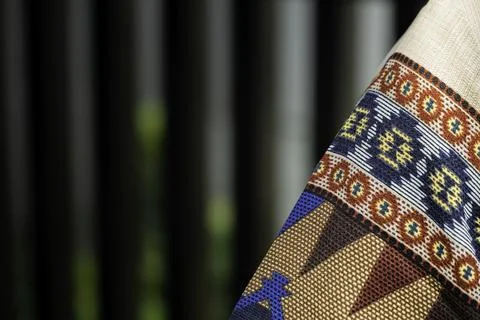 Pattern for traditional clothes batik for background Stockfoto's
