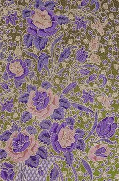 Pattern for traditional clothes include batik Foto stock