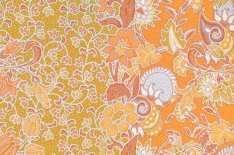 Pattern for traditional clothes include batik Foto stock