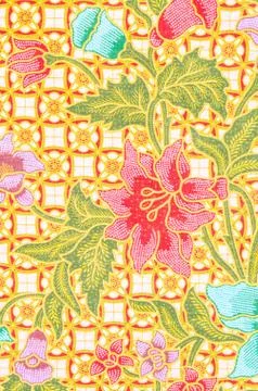 Pattern for traditional clothes include batik Foto stock