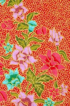 Pattern for traditional clothes include batik Foto stock