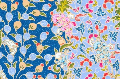 Pattern for traditional clothes include batik 스톡 사진