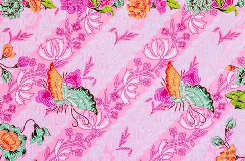 Pattern for traditional clothes include batik. Pattern for traditional clo... Foto stock