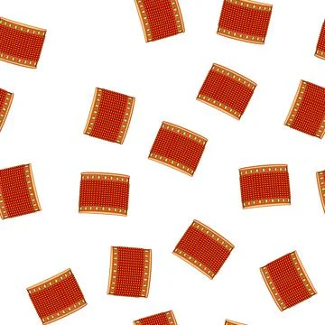Pattern Traditional indian churi bangles stack with gems Stock Illustration