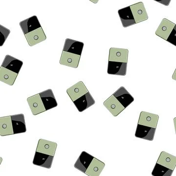 Pattern train 5g modem cartoon vector Illustrazione stock