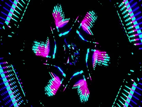 Pattern of transformations Stock Footage 84817611