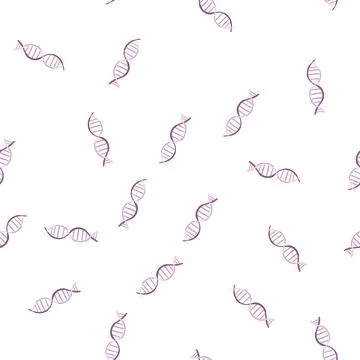 Pattern translation dna spiral cartoon vector Stock Illustration