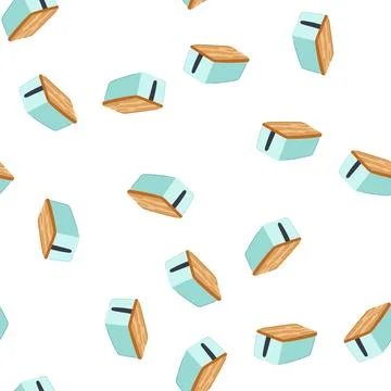Pattern travel cable organizer cartoon vector Stock Illustration