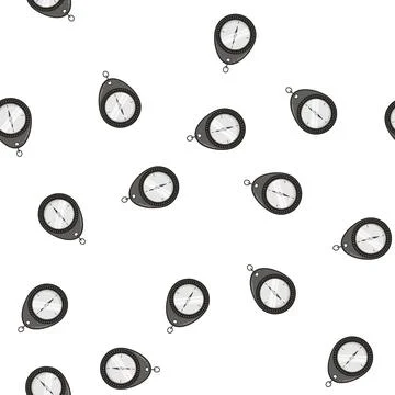 Pattern travel compass cartoon vector Stock Illustration