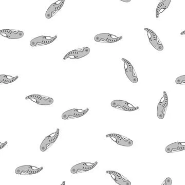 Pattern travel knife tool cartoon vector Stock Illustration
