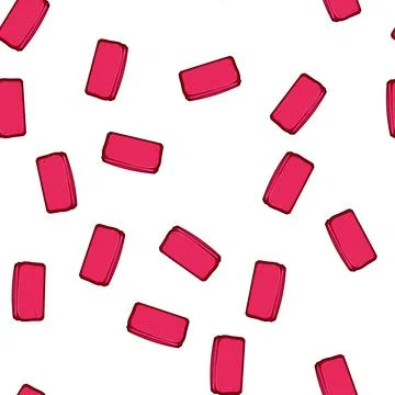 Pattern travel makeup bag cartoon vector 库存插图