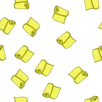 Pattern travel microfiber towel cartoon vector Illustrazione stock