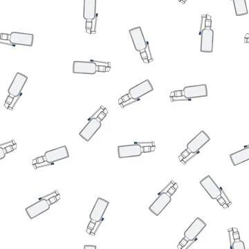 Pattern travel throat spray bottle cartoon vector イラスト素材