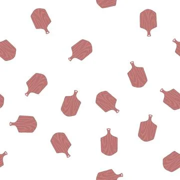 Pattern tray wooden pizza board cartoon vector Illustrazione stock