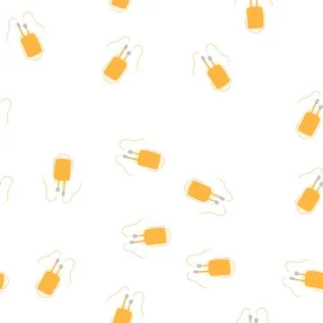 Pattern treatment iv drip bag cartoon vector 스톡 일러스트