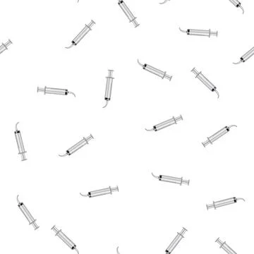 Pattern treatment syringe cartoon vector Stock Illustration