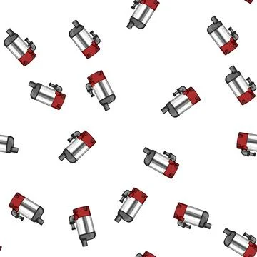 Pattern treatment water pump cartoon vector Stock Illustration