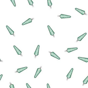 Pattern tree christmas toys cartoon vector Stock Illustration