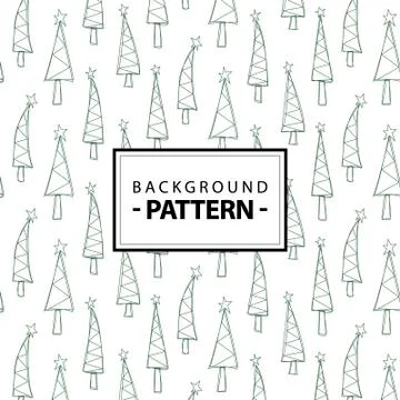 Pattern tree Stock Illustration