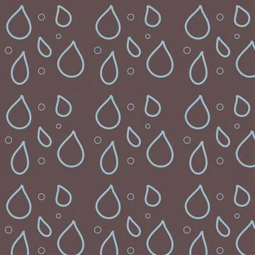 Pattern, trendy background, drop-shaped pattern. Colors brown, blue, gray Stock Illustration