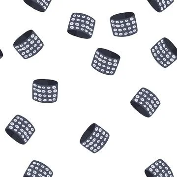Pattern trendy rock bracelet cartoon vector Illustrazione stock