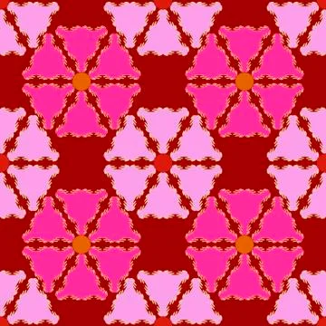 The pattern of triangles Stock Illustration