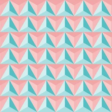 Pattern triangular colored vintage Illustrazione stock