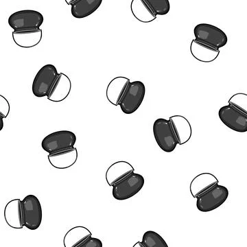 Pattern trick halloween bucket cartoon vector Illustrazione stock