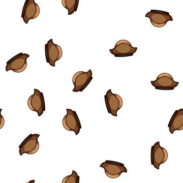Pattern tricorn pirate hat cartoon vector Illustrazione stock