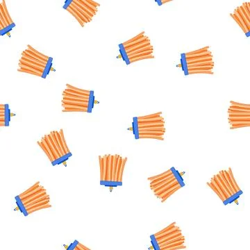 Pattern trim tassel rope cartoon vector Stockillustratie