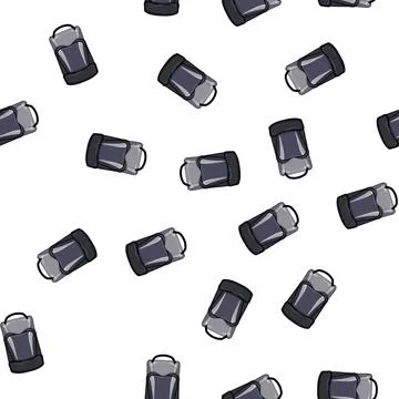 Pattern trip photo camera backpack cartoon vector 스톡 일러스트