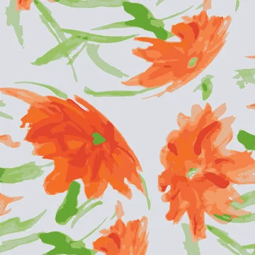 Pattern tropic flower floral texture summer spring background exotic colorful Stock Illustration