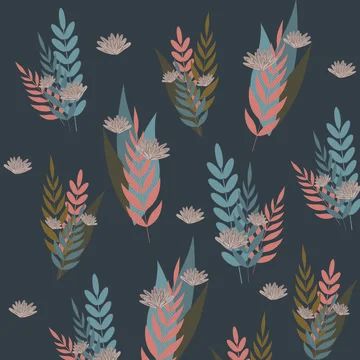 Pattern tropic flower floral texture summer spring background exotic leaf leaves Stock Illustration