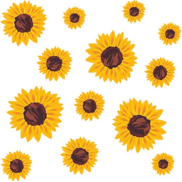 Pattern tropic flower floral texture summer spring background exotic yellow Stock Illustration