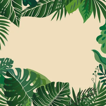 Pattern tropic texture summer spring background exotic leaf leaves green copy Illustrazione stock