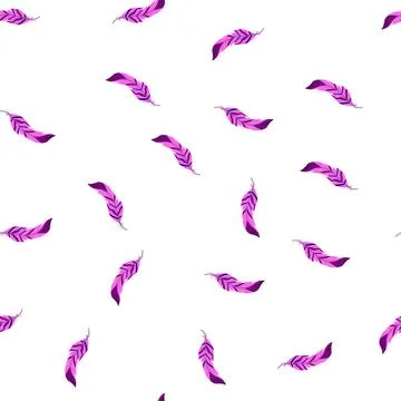 Pattern tropical feather exotic bird cartoon vector Stock Illustration