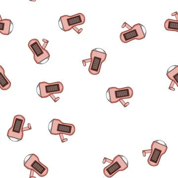 Pattern tumbler hand crank flashlight cartoon vector Stock Illustration