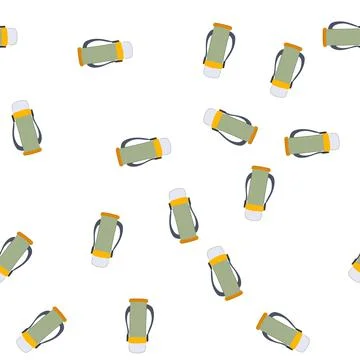 Pattern tumbler thermos cartoon vector Stock Illustration